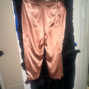 Banana Republic Silk Copper Trousers